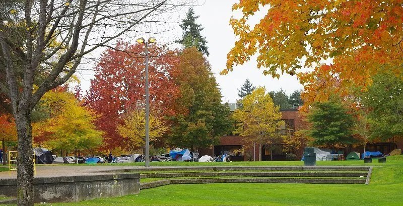 Homeless in Tacoma Washington WA.