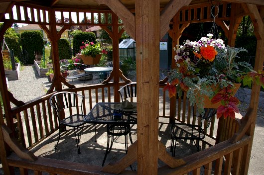 Gazebo inside Junett Garden Tacoma - image.