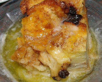 Bread pudding from Johnny's Dock Restaurant in Tacoma - image.