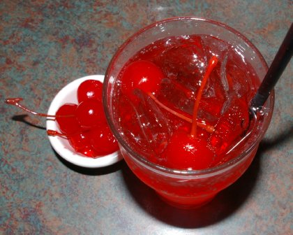 Excellent Shirley Temple soda at Johnny's Dock Restaurant in Tacoma - image.
