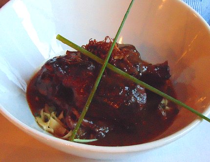 Kurabota Pork Shank at the Oyster & Thistle in LaConner, Washington - image.