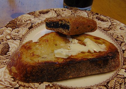 Toast made from Samish River Potato Bread near LaConner, Washington - image.