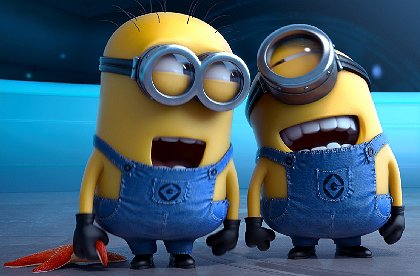 Minions from Despicable Me 2.