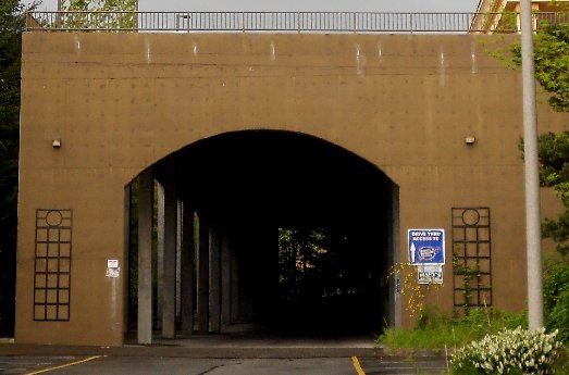 Cave or tunnerl by the Lynnwood Old Spaghetti Factory - image.