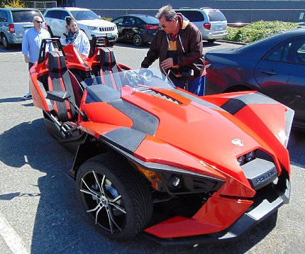 A Polaris Slingshot in Edmonds, Washington - image.