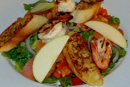 The Seafood Passion Salad from The Chanterelle in Edmonds, Washington - image.