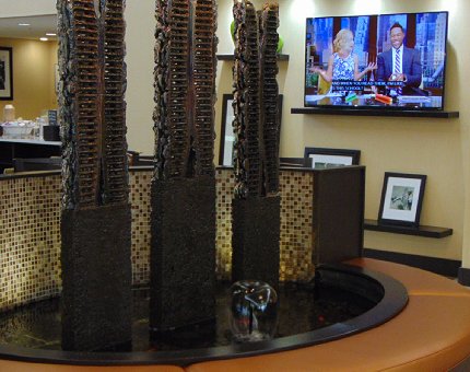 Waterfall at the Hampton Inn & Suites in Lynnwood, Washington - image.