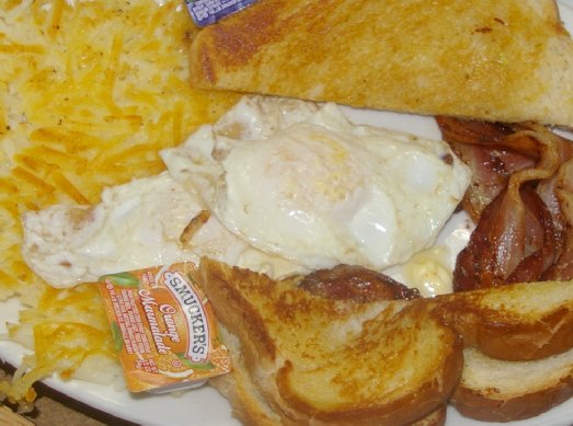 Bacon and eggs at Malarkey's Pool & Brew in Tacoma - image.