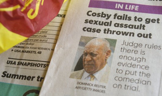 Bill Cosby image in the USA Today - image.