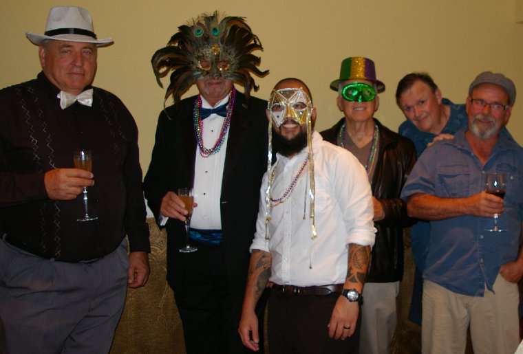 New Orleans Mardi Gras Dinner Party for FISH Food Banks.