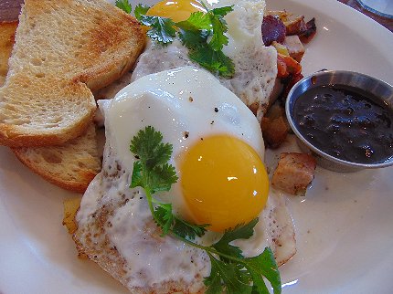 Breakfast hash at the Netshed No. 9 in Gig Harbor, Washington.