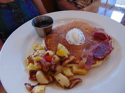 The ricotta pancake at the Netshed No. 9 in Gig Harbor, Washington.