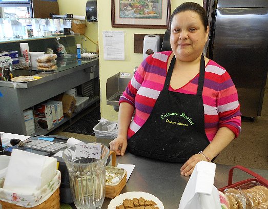 A baker from a local bakery in Ocean Shores - image.