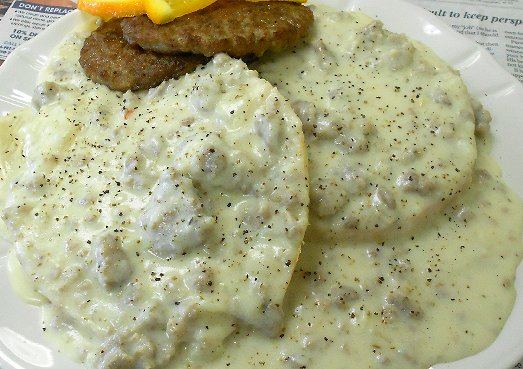 Biscuits and gravy breakfast in Ocean Shores - image.