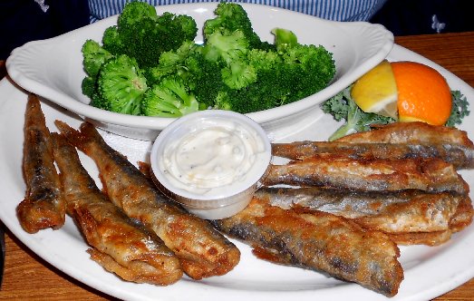 Smelt dinner at Duffy's in Aberdeen Washington - image.