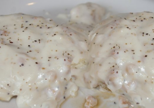 Biscuits and gravy at Our Place Cafe in Ocean Shores - image.