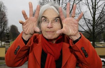 Mystery writer Donna Leon.