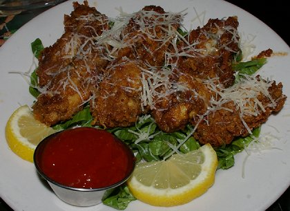 Fried oysters from the Galway Bay restaurant and pub in Ocean Shores, Washington - image.