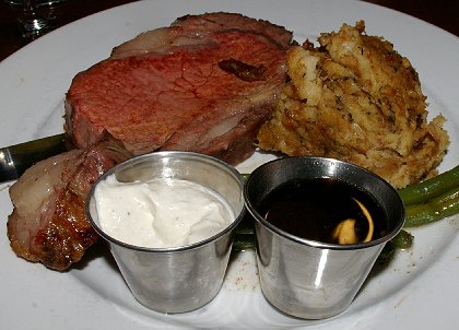 Prime rib dinner in Ocean Shores, Washington - image.