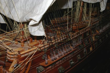 San Felipe model ship in the lobby of the Shilo Inn at Ocean Shores, Washington - image.