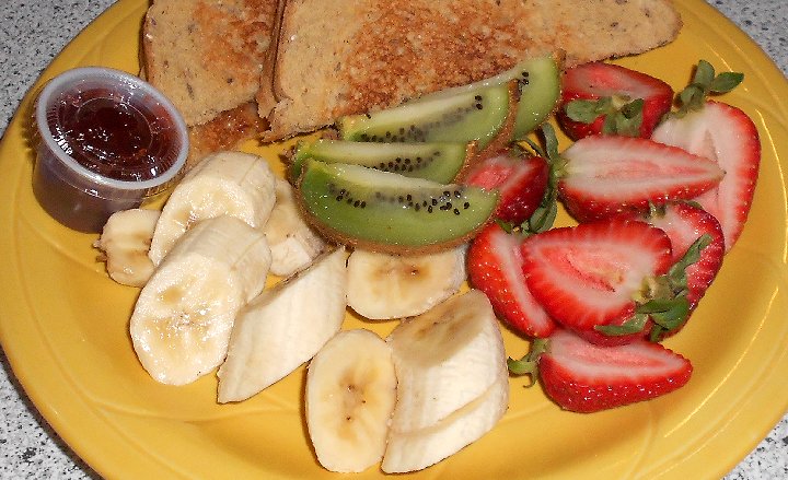 The fruit plate at Little Jerry's on 84th and Park in Tacoma - image.