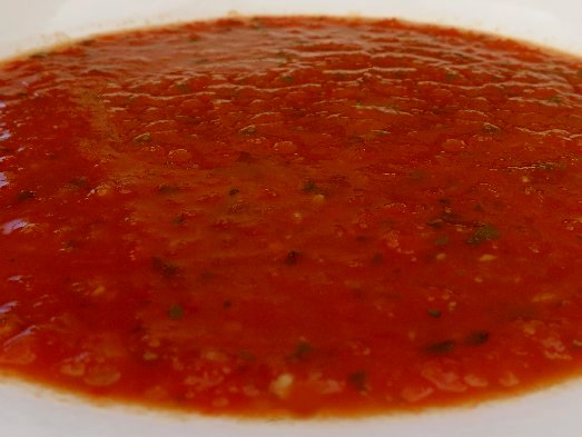 The tomato basil soup from The Poodle Dog Restaurant Review in Fife - image.