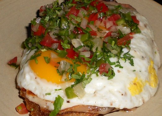 Ham and egg Mollete at Poquito's Restaurant Seattle - image.