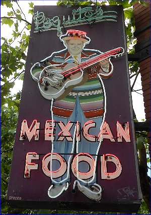 Poquito's Restaurant Sign in Seattle - image.