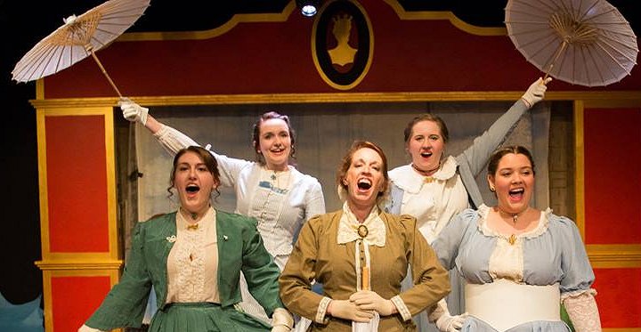 The Major General's Daughters from the Lakewood Playhouse Production of The Pirates of Penzance - PHOTO by TIM JOHNSTON - image.