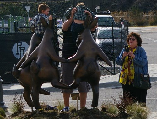 Rabbit Sculpture art - Hip Hop - at Point Ruston - image.