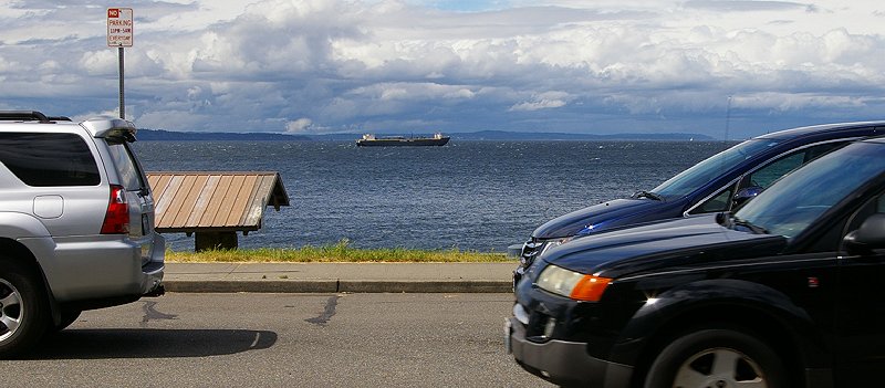 The view from Pegasus at Alki Restaurant West Seattle - image.
