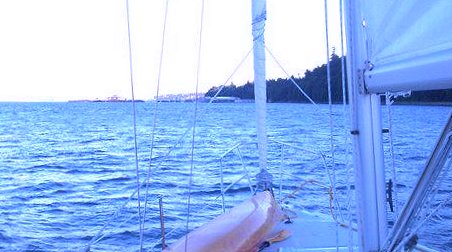 Sailing around Commencement Bay by Maria DeVore.