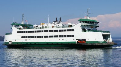 The current Vashon Ferry in Tacoma, Washington.