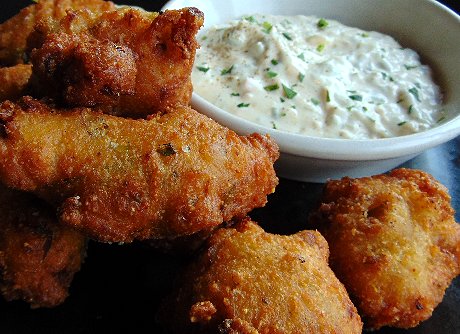 Razor Clam Fritters at Smoke + Cedar Restaurant in Tacoma - image.