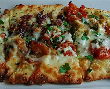 Flatbread pizza at Smoke + Cedar Restaurant in Tacoma - image.