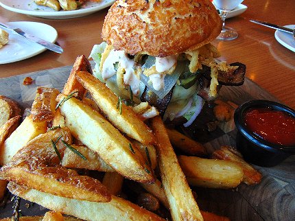 The Secret Burger at Smoke + Cedar Restaurant in Tacoma - image.