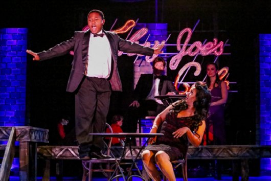 Loucas Curry, Cruce Haasl, Ashanti Proctor, Melanie Gladstone - Photo by Dennis K Photography - Smokey Joe's Caf at Tacoma Little Theatre - image.