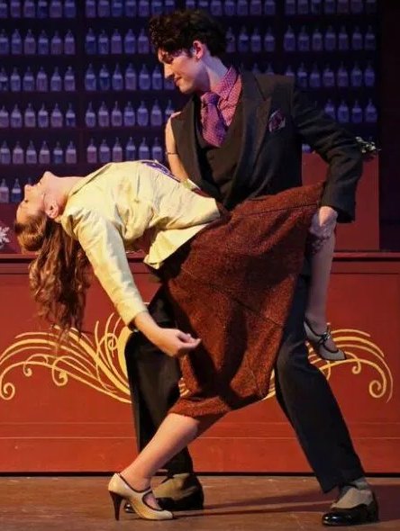 Jorie Jones and  Paul Gauger - photo by Jeff Carpenter for Seattle Musical Theatre - image.