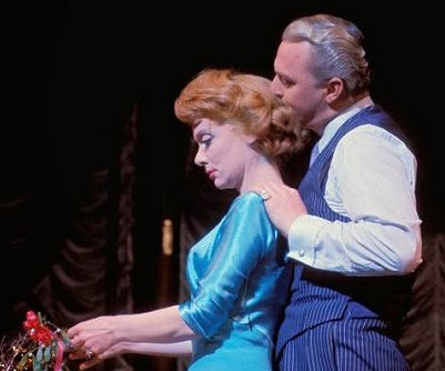 Jack Cassidy and Barbara Baxley from She Loves Me on Broadway - 1963.