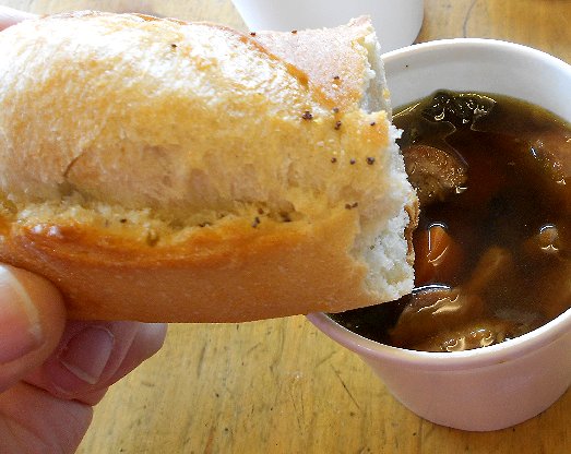 Bread and soup at Infinite Soup in Tacoma - image.