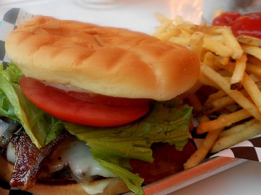 A deluxe burger from Shake Shake Shake in Tacoma  - image.