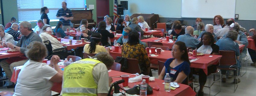 A room full of diners at TACID in Tacoma, Washington.