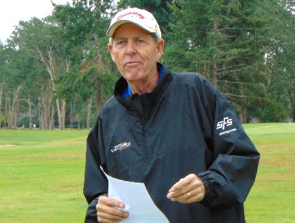 Chairman Don Gustafson of the Tacoma Executives Association Golf Tournament of Tacoma, Washington - image.