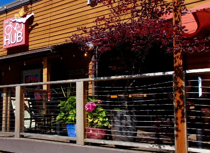 Outside The Hub in Tacoma, Washington.