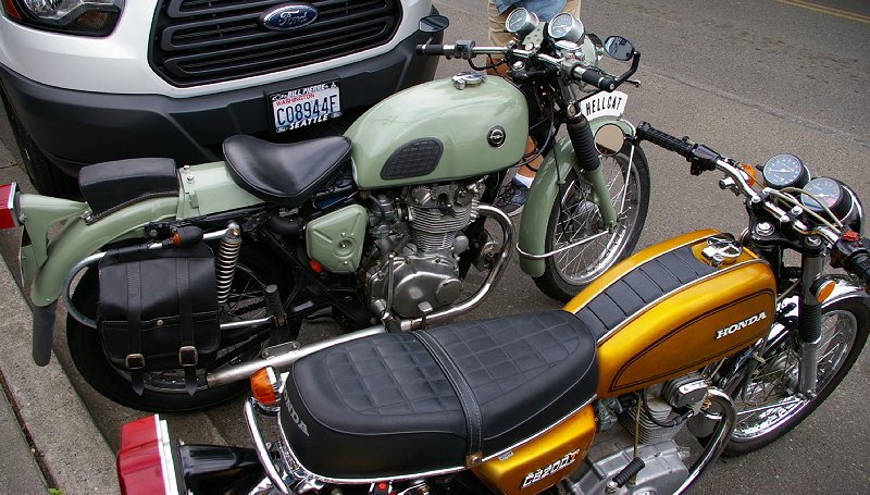 Classic Old Motocycles Vashon Island.
