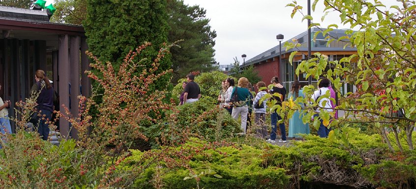 The lecture hall for Wicked Plants at Tacoma Community College in Tacoma, Washington.